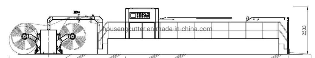 Dual Knife Roll to Sheet Paper Sheeting Machine, Kraft Paper/Paperboard/Grey Paper/Craft Paper Sheeter by Twin Rotary Reel to Paper Cutting Machine